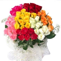 Bunch of 100 Mix Roses